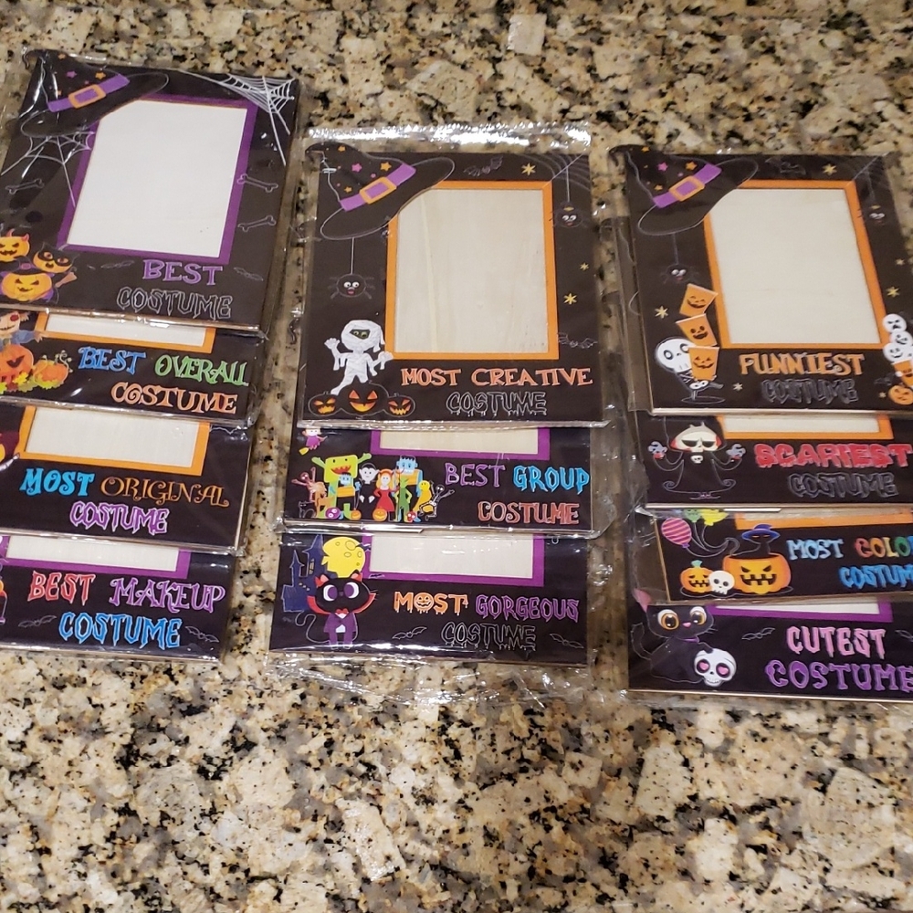 NEW Halloween Costume Award Frames